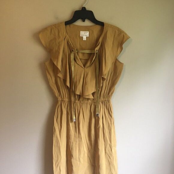 Donna Morgan size 4 dark yellow dress - Picture 1 of 6